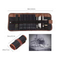 29PCS Pencil Set Drawing Sketching Charcoal Pencil Art Professional Art Supplies with Storage Pouch Bag Portrait Drawing Tool Great Gift for Adults Students Beginners And Artists. 