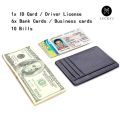Men's Business Card Holder Credit Card Holder PU Leather 6 Card Slots Ultra-Thin Litchi Pattern Mini Wallet Fashion Coin Pocket Big Capacity Clutch Bag Storage Bag Soft Durable For Coin Money Cards. 