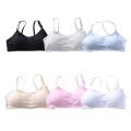 8-16 Years Girls Cotton Underwear Teenage Training Sports Bra Kids Brassiere Solid Soft Cotton Intimates Young Girls Lingerie. 