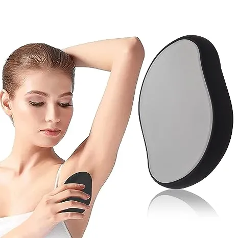 Crystal Hair Eraser - Magic Crystal Hair Remover, Painless Hair Removal with Epilator Mini Hair Remover for Men and Women Leg Arm Back Soft Smooth Silky Skin