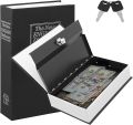 Book Safe with Key Lock - Portable Metal Safe Box, Secret Book Hidden Safe, Dictionary Diversion Book Safe by ZinZen. 