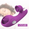 18+ Double Licking Rechargeable Luxury Rabbit Vibrator Sex Toy. 