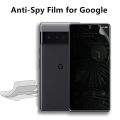 Matte HD Transparent Anti-Spy Hydrogel Soft Film for Google Pixel 7 Pro 6 6A Anti-Shatter Privacy Screen Protector No Glass. 