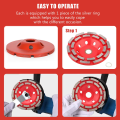 Diamond Grinding Disc 100/115/125 /180MM Double Diamond Grinder Wheel For Grinding and Polishing Stone Concrete Surface/Stones. 