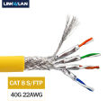 RT4PPO Copper Oxide LSZ0MHz SLAN RJLINKWY45 CAT8 Cable 40G 200FTP Shielded Mounting Cable 22AWG No H CPR DCA Sheath SUPPOE. 