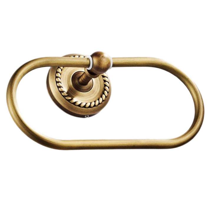 Brass%20Towel%20Ring%20Hand%20Rack%20Wall%20Mounted%20Bathroom%20Towel%20Rack%20White%20-%20Image%203