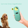 KOGEEK LF 134.2KHZ H01-4 Animal Chip Pet Chip Scanner Handheld Reader Animal Identification L-ED Lights With Magnifying Glass Multipurpose Tool. 