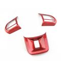 Sticker Interior Decoration for MG5 MG6 MG HS ZS Car Styling Red. 
