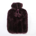 【Popular Categories】 Large Natural 2L Hot Warm Faux Water Bottle Cover Fluffy Pompom Cover. 