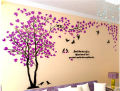 Tree Acrylic mirror wall stickers For living room  3d Wall sticker. 