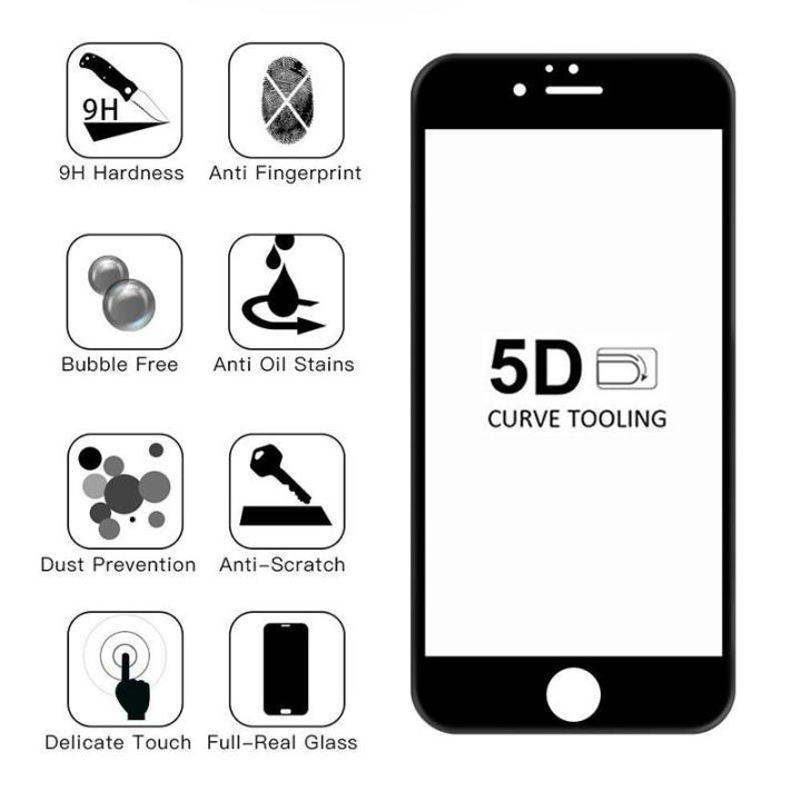 5D Tempered Glass For Apple iPhone 6/6S