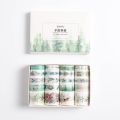 Washi Floral Masking Sticker Fish Label Whale Album Tape Kawaii Craft For Scrapbooking Diary Paper 20 Rolls Plant Set Art(C). 