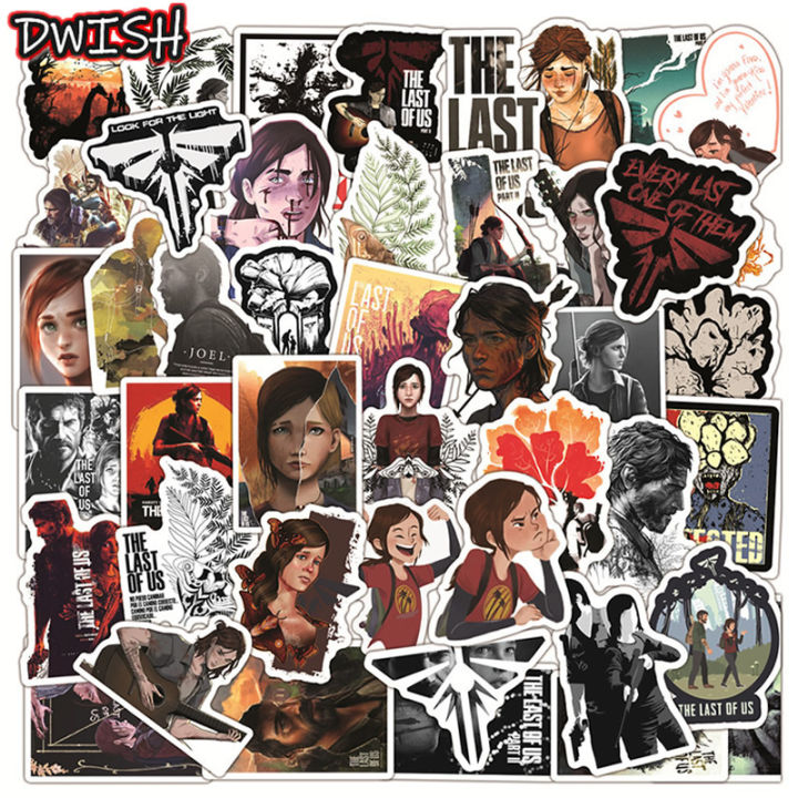 【Exclusive Offer】10/30/50pcs The last of us Game Stickers Cool Waterproof Sticker Skateboard Guitar Car Laptop Luggage Bicycle Stikers Kids Toys