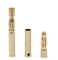 4.0mm 4mm Gold Plated Bullet banana Connector RC Part Connector Battery ESC Bullet Connector Cp4077   L. 