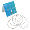 A104 Acoustic Guitar Strings 6Pcs/Set Copper Alloy Silver Plated String Guitar Parts Replacement 0.010-0.047. 