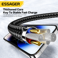 Essager USB Type C Cable for iPhone14 13 12 11 Pro Max PD 29W Fast Charging Wire for iPhone Charger Cable Digital Display Cable. 