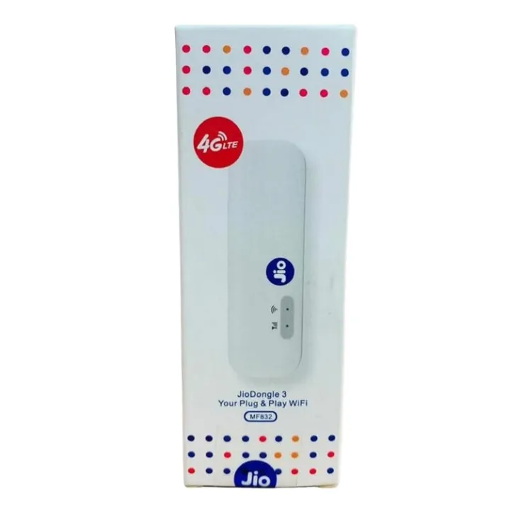 Jio Dongle 3 Plug & Play 4G LTE Modem MF832