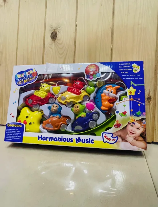 Baby%20musical%20cot%20mobile%20with%20hanging%20stand%205%20piece%20toys%20finning%20Musical%20instruments%20-%20Image%204