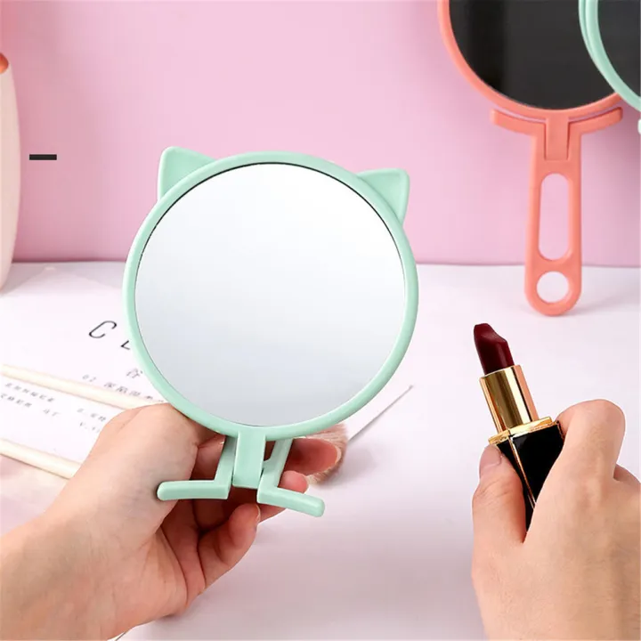 lens%20Hand-held%20makeup%20mirror%20Versatile%20plastic%20Portable%20mirror%20Folding%20handle%20make-up%20mirror%20for%20Travel%20Daily%20makeup%20routine%20Beauty%20professionals%20Makeup%20enthusiasts%20Gift%20option%20-%20Image%207