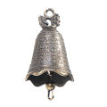 2pcs Antique Bell China's mini Brass Copper sculpture pray Guanyin Bell. 