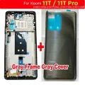 Best New Back Cover Housing For Xiaomi 11T Pro 5G + Front Middle Frame Plate Battery Rear Case Mi11T Glass Lid + Camera Lens. 