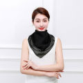 Women Floral Print Breathable Chiffon Sun Proof Veil Shawl Scarf Neck Face Cover. 