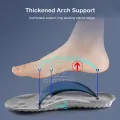 Outtobe Insoles Sport Insoles Massage Shoe Insoles Free Cutting Insoles Breathable Shoe Pad Shock Absorption Non-slip Massage Pads Sweat-absorbent Sports Insoles for Walking Running Long Standing. 