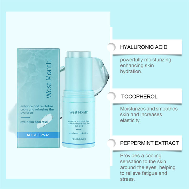 WEST%20MONTH%20Eye%20Balm%20Cool%20Stick%20Reduce%20Puffiness%20Eliminate%20Dark%20Circle%20Essence%20Moisturizing%20Firming%20Eye%20Skin%20Cream%20Face%20Care%207g(FROM%20MALAYSIA)%20-%20Image%208