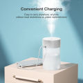 iFlashDeal 260ML Air Humidifiers Mini Humidifier Home Sprayers Essential Oil Diffuser Portable USB Powered Mist Maker Air Treatment Aromatherapy Humidifiers for Home with Colorful Night Light. 