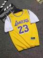 Lakers Basketball T-shirt Short Sleeve Sportswear Number 24. 