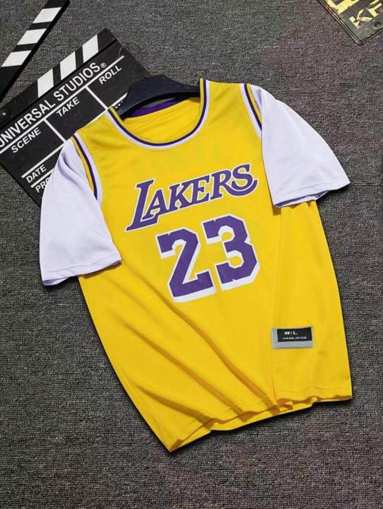 Lakers%20Basketball%20T-shirt%20Short%20Sleeve%20Sportswear%20Number%2024%20-%20Image%206