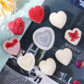 Heart-shaped Chocolate Mousse Cake Silicone Mold DIY Creative Love Pillow Jelly Pudding Baking Mold. 