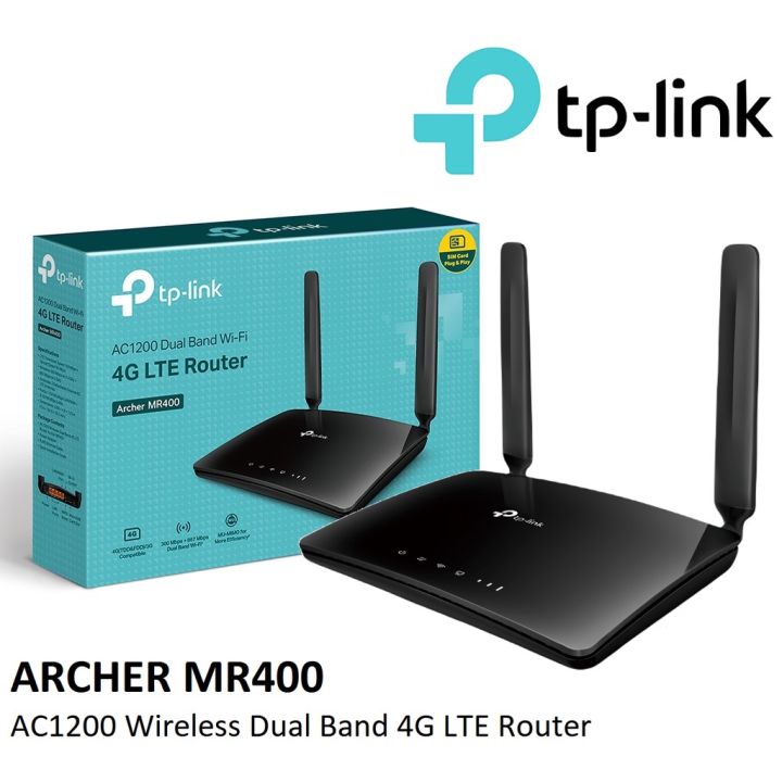Tp-Link MR400 AC1200 Wireless Dual Band 4G LTE Router