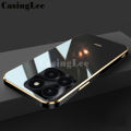 For Honor X6A case Soft Silicone Plating Electroplate Emerald Green Shining Clear Cover For Honor X6A Back Cover Phone Cases. 