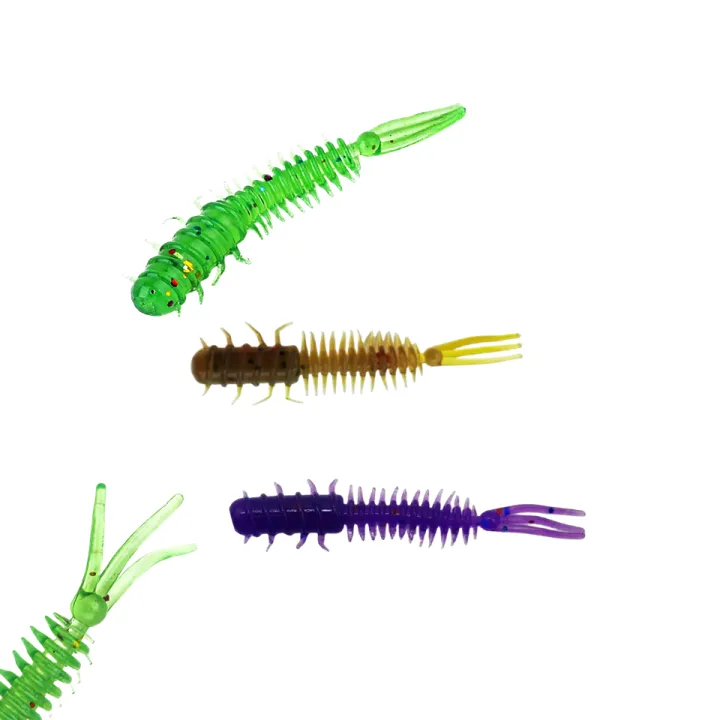 Mukun%20Worm%20Lures%2010pcs%20Mini%20Lure%2045mm0.4g%20Soft%20Silicone%20Bait%20Artificial%20Larva%20Rubber%20Baits%20Wobblers%20Bass%20Fishing%20Lure%20-%20Image%203