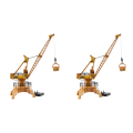 JINMY 2X Rc Remote Control Simulation Crane Construction Toys Rc Crane Tower Rc Truck Model Toys 360 Degree Rotate. 