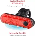 2 Pcs Bicycle Rechargeable Front And Back Cycle Light Cycling Lamp USB Headlight With Rear Light Bicycle Accessories. 