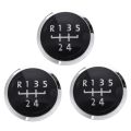3X 5 Speed Gear Knob Cap Decal Trim Badge for Transporter T5 T5.1 GP T6 6 MKV MKVI. 