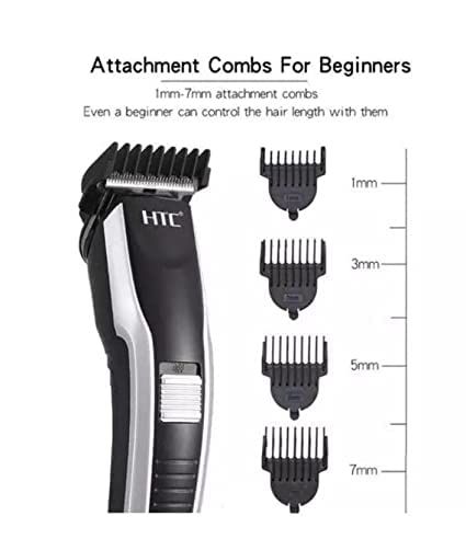 HTC%20AT-538%20Rechargeable%20Hair%20Beard%20Trimmer%20for%20Men%20Trendy%20Styler%20Stainless%20Steel%20Sharp%20Blade%20Shaver%20-%20Image%203