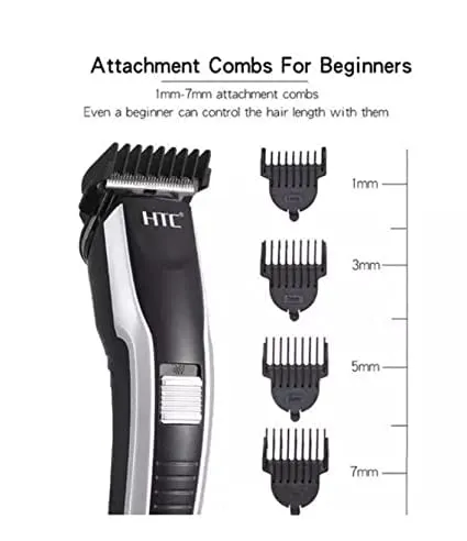 HTC%20AT-538%20Rechargeable%20Hair%20Beard%20Trimmer%20for%20Men%20Trendy%20Styler%20Stainless%20Steel%20Sharp%20Blade%20Shaver%20-%20Image%203