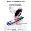 QI Wireless Charger For iPhone XS Max XR Phone LED USB Wireless Charger Fast Charging For Samsung Galaxy S8 S9 Plus adapter. 