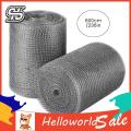 Flexible Metal Mesh Stainless Steel Mesh Rodent Control Netting for Garden Chicken Anti-rat Slug Barrier Rust-proof Insect-proof Netting. 