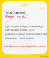 Voice Control Night Light Smart Home Energy-Saving Body Sound Sensor USB Atmosphere Lamp. 