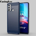 Protect Cover For Motorola G40 Fusion Case Carbon fiber drawing Soft Silicon Phone Cases for Moto G40 Fusion Back Cover For girls and Boys. 
