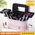 Cosmetic Bag Large Capacity Women's ConvenienceinsWind Super Hot Skin Care Storage Box Multi-Function Portable Professional Cosmetic Case. 