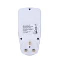 LCD Display Electricity Usage Power Meter Socket Energy Watt Volt Amps Wattage KWH Consumption Analyzer Monitor Outlet--with Backlight AC230V~250V UK Plug. 
