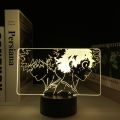 Deku X Bakugo For Room Decor Powered Home Manga Mha Birthday 3d Lamp Anime My Hero Academia Led. 