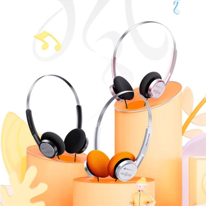Windecho Fiio SnowSky WIND ECHO MINI MP3 Wired Headphone Retro 40mm Dynamic ...