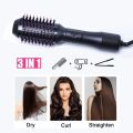 3 In 1 Hot Air Brush Hair Dryer Blow Straightener Curler Comb Professional Electric Styler and Curling Hair Styling Appliances. 