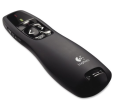 Logitech R400 PowerPoint Presenter, Wireless Presentation Remote with Laser Pointer and USB Plug-and-Play Receiver. 